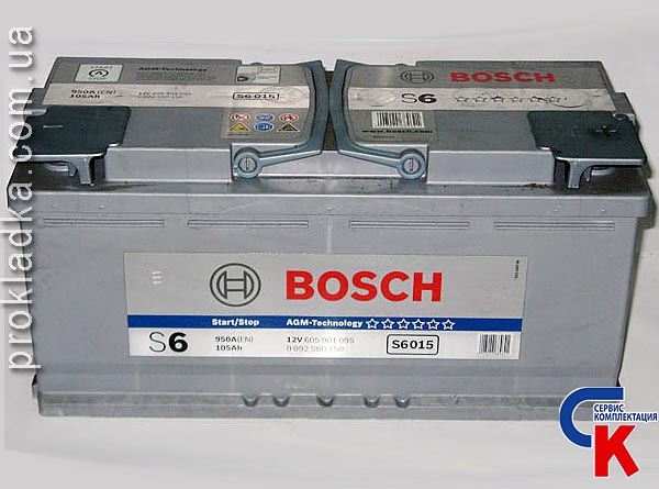 Батарея аккумуляторная, 12В 105А/ч